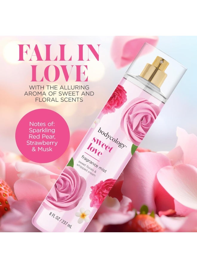 Bodycology Bodycology Long-Lasting Fragrance Body Mist, Sweet Love, 8 fl oz - Image 3