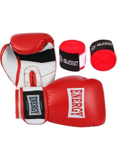 Busso Energy Force II Boxing Gloves + Bandage 