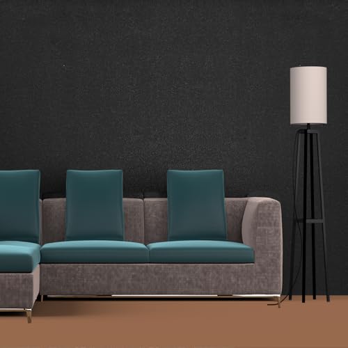 HOMEMATES 33 X 300 Cm Wallpaper Self Adhesive Film Peel and Stick Wallpaper Paper Waterproof Removable DIY Decorative for Kitchen Cabinet Countertops Shelf Liner Upgrade Thicker (Dark Textured Black) - Image 5