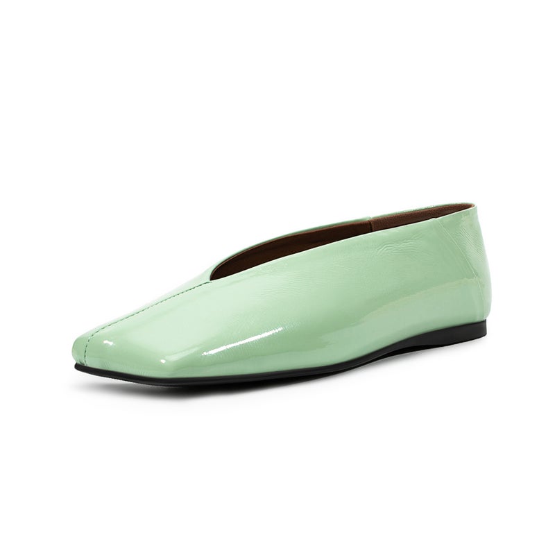Women's Solid Flat Square-Toe Casual Shoes - Image 5