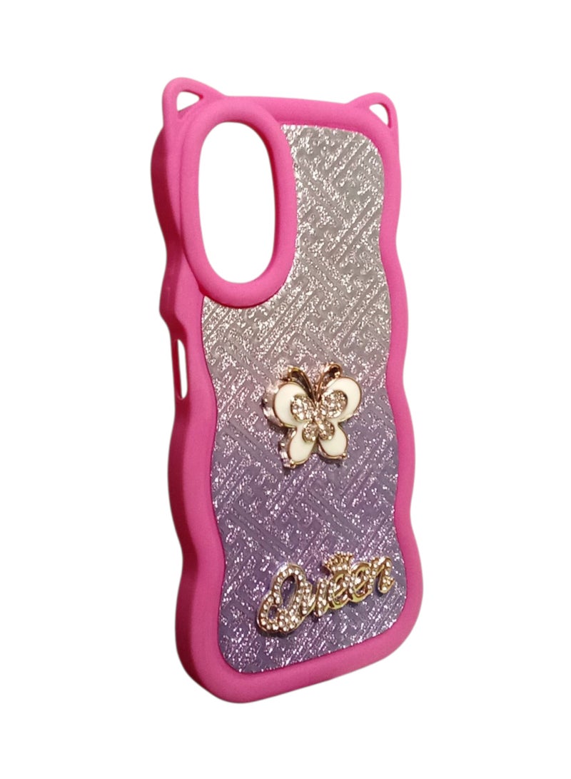 Plastic Back Cover For Oppo a38 4G Multi Color - Image 4