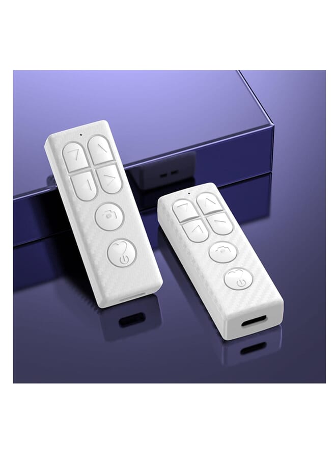 Excefore Blue Tooth Remote For Phone Remote Control For Volume Control Give A Like Control Short Video Play Control Page Turner For Mobile Phone Phone Camera Media Playback Control Generic  - Image 2
