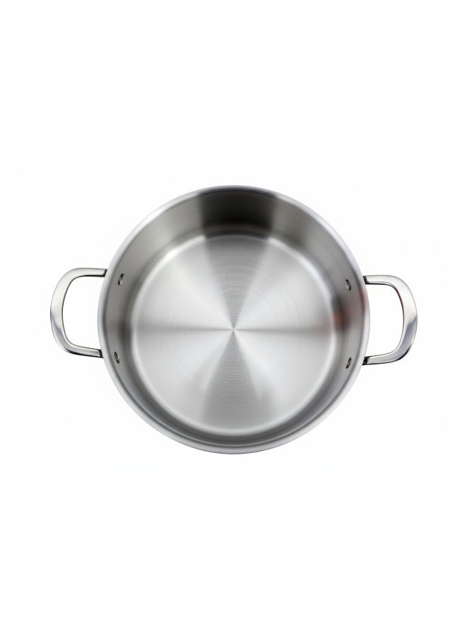 Prestige Infinity Tri Ply Stainless Steel 24cm Casserole With Lid | Induction + all hob suitable | PR81192 - Image 3