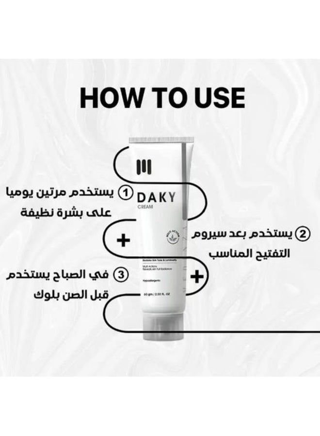DAKY Skin Whitening Cream 60gm - Image 2