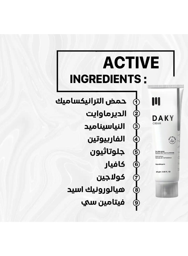 DAKY Skin Whitening Cream 60gm - Image 3