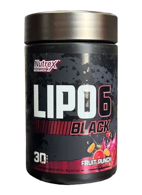 Lipo-6 Black Fat Burner - Fruit Punch - (90 g)
