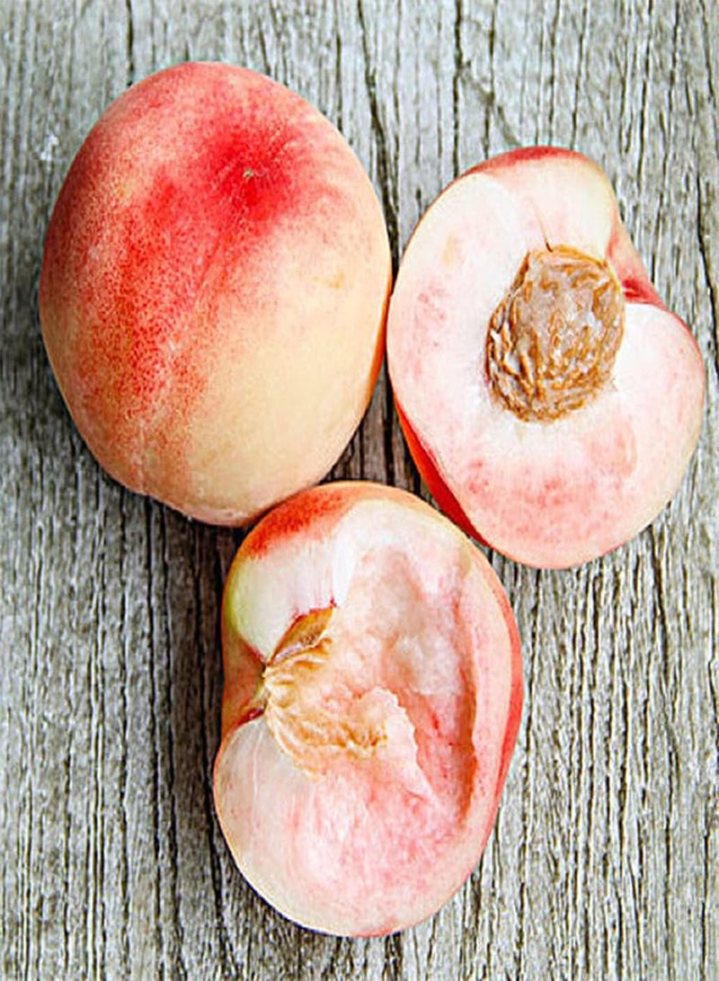 GGOOT 2Pcs Peach Seeds Perennial Heirloom Fruit The Flesh is Plump Sweet and Juicy for Garden Balcony Ornamental Planting Loved by People - Image 2