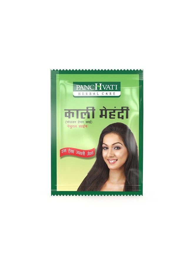Panchvati Herbals Ayurvedic Mehandi With Herbal Henna 200G (Pack Of 4) 10G Each Black  - Image 4