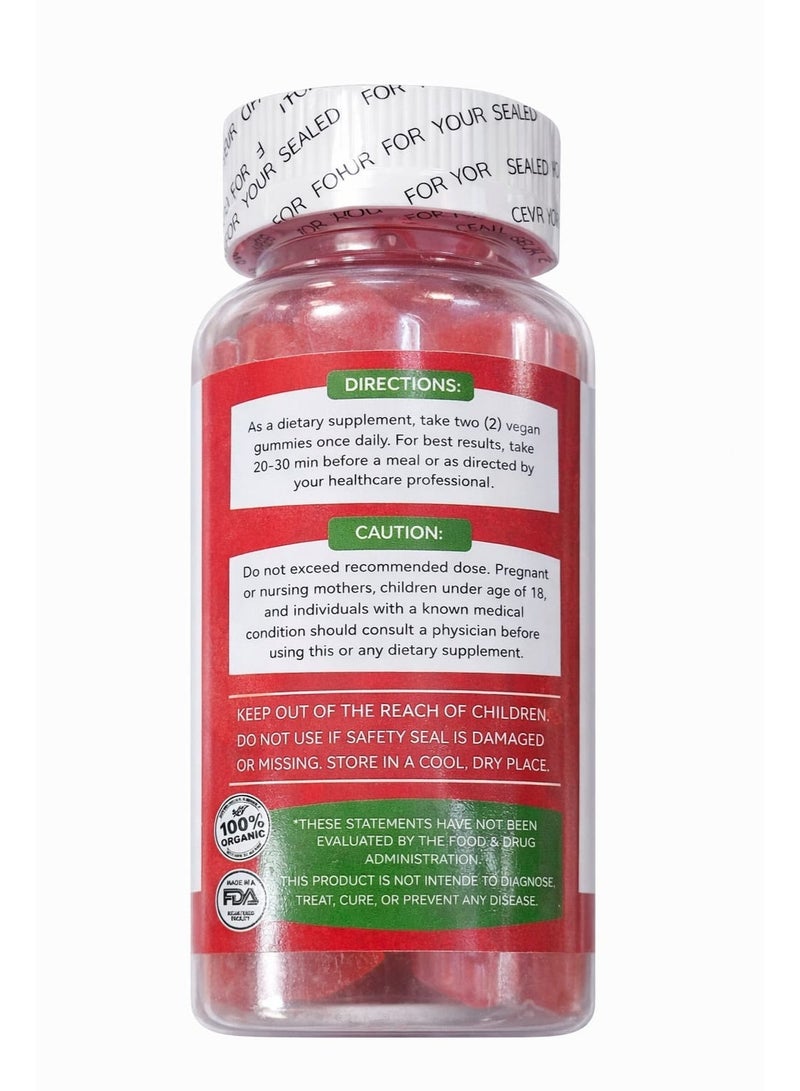 WelnessWays Berberine Gummies 3000mg Double Strength with Ceylon Cinnamon – Sugar Control & Weight Management Support – Strawberry Flavor, 60 Gummies - Image 5