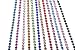 KAOYOO 12 Yards Crystal Rhinestone Chain Trim Mixed for DIYSewingCraftsDecoration1 Yard for Each ColorSS0620mm008 - Image 2