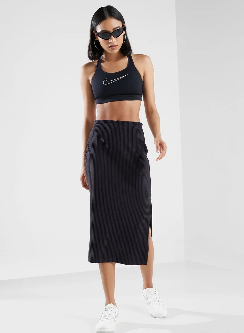 Nike Nsw Ribbed Knitted Skirt
