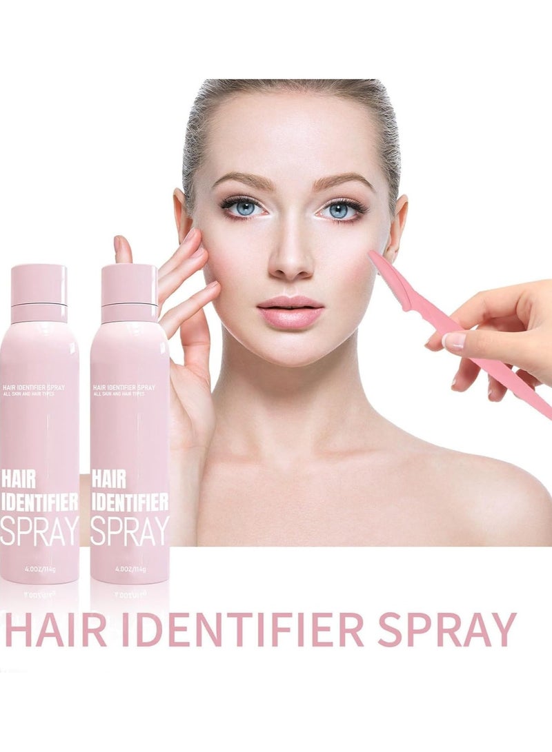 Hair Identifier Spray, Dermaplaning Tool for Face, Skin Body Hair Identifying Spray, Hair Identifier Spray for Face Dermaplaning - Image 4