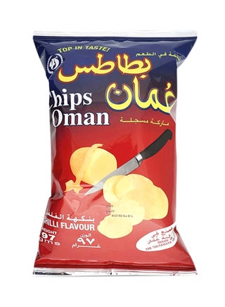 رقائق البطاطس الحارة