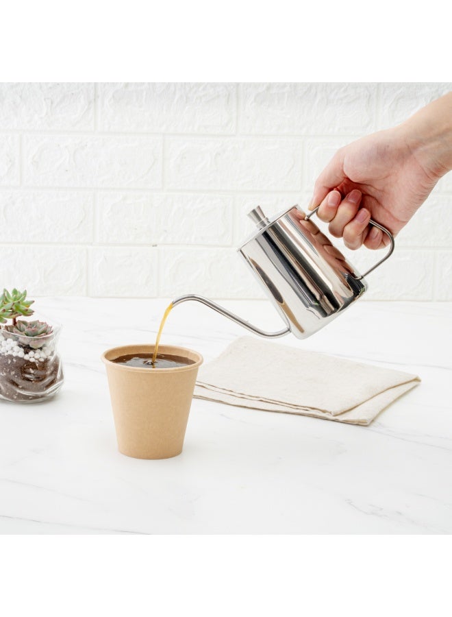 Restaurantware غلاية غووسنيك من ريستبريسو سعة 12 أونصة، غلاية صب قابلة للغسل في غسالة الصحون - مع فتحة لميزان الحرارة، طلاء غير لاصق، غلاية من الفولاذ المقاوم للصدأ، مقبض مدمج - Image 5