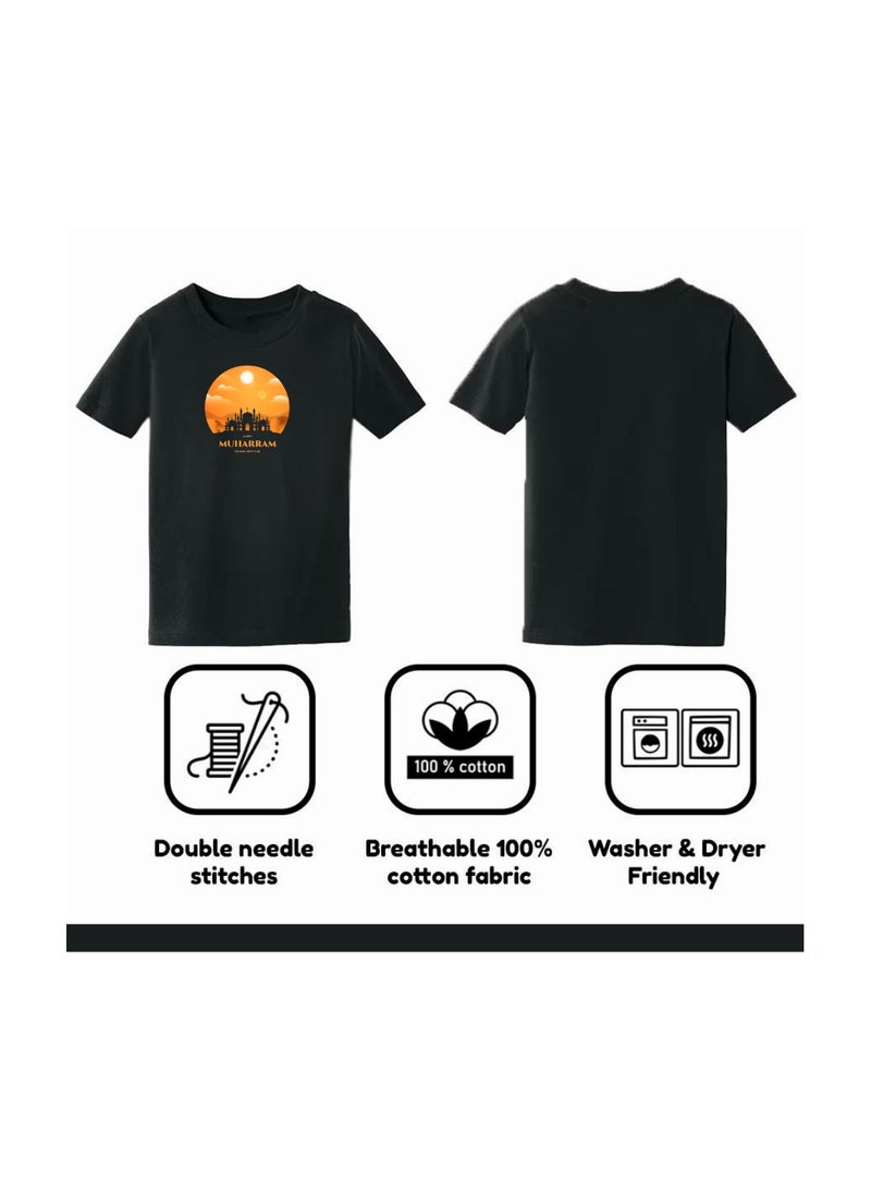 PRINTSHOP4ME - Islamic New Year Men's T-Shirt–Half Sleeve Round Neck Cotton Tshirt-Soft&Breathable Fabric Ideal For Daily Wear&Special Occasions - Image 1