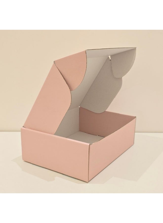 Purple Corrugated Mailer Boxes Pack of 25 – 26.7x20x8.8 CM Small Cardboard Shipping Boxes for Small Business Packaging, Gift Wrapping, Craft Storage, Eco-Friendly Recyclable Easy Fold Boxes - Image 1