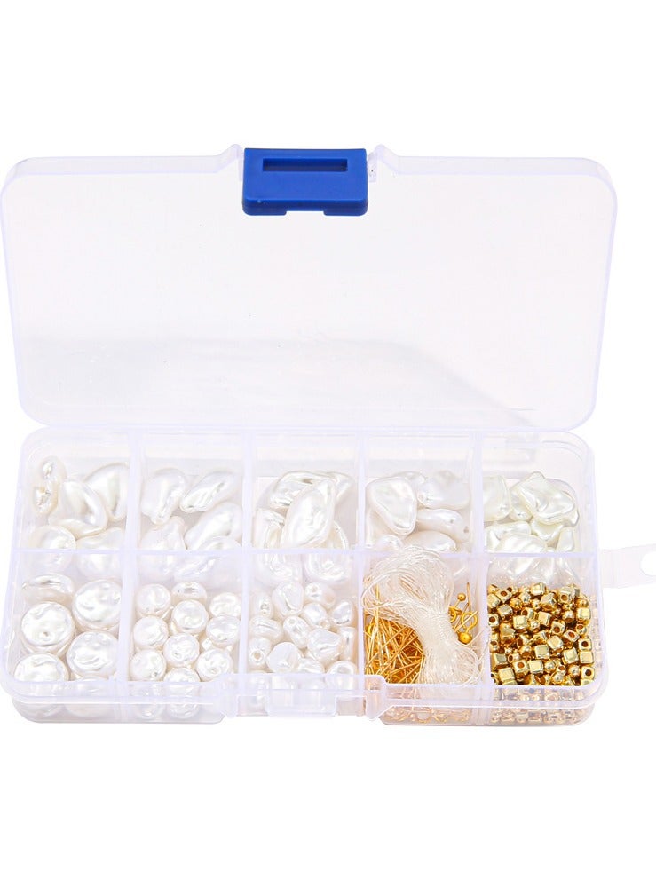 Excefore Beads Kit for Bracelet Making, Complete Jewelry Making Supplies Set with Charms, Crystal Beads, and String, Perfect for Adults and Girls Crafting Beautiful Bracelets, 420 Pcs - Image 5