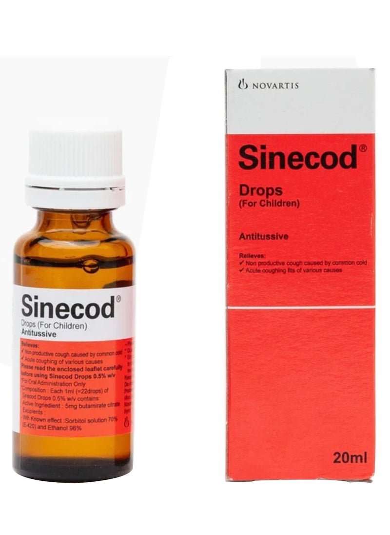 Sinecod Sinecod Cough Drops for Children 20ml  - Image 1