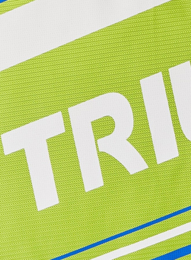 ترايامف مضرب تنس الريشة Triumph Legend-5000 قطعة واحدة خفيف الوزن مع حقيبة Cosmic-6R ذات قسمين، لون ليموني/أزرق سماوي - Image 4