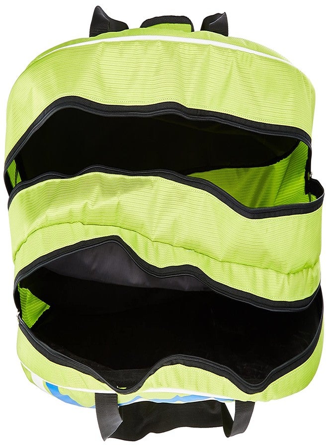 ترايامف مضرب تنس الريشة Triumph Legend-5000 قطعة واحدة خفيف الوزن مع حقيبة Cosmic-6R ذات قسمين، لون ليموني/أزرق سماوي - Image 5