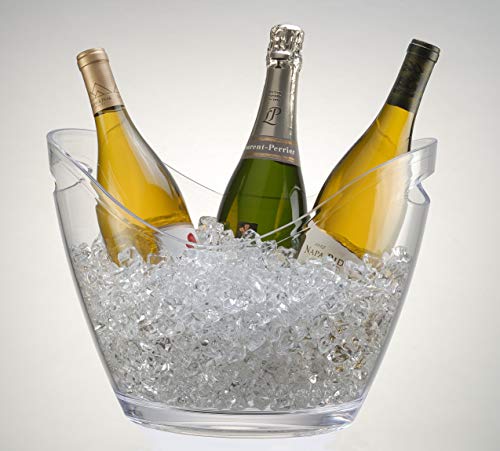 Prodyne Vino Gondola Wine Bucket , Clear - Image 3