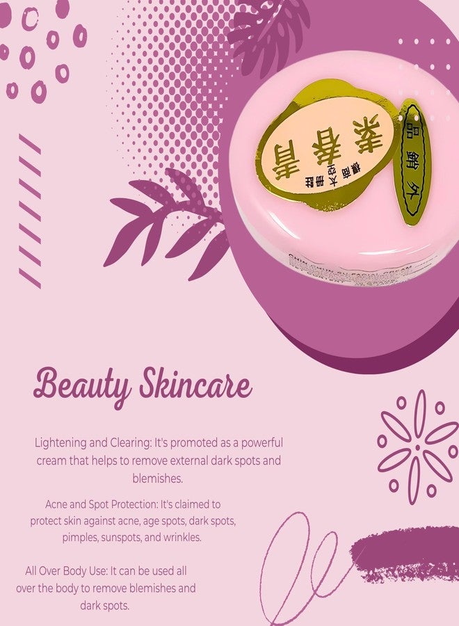 Chin Chun Su Facial Cream 10 g Container Red with White Label - Image 2