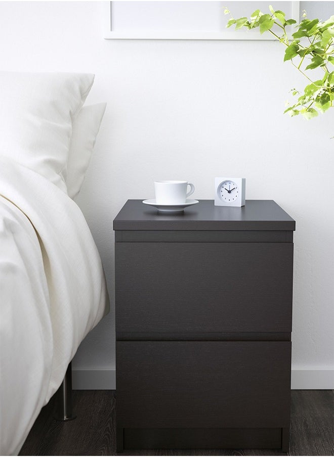 co arma Chest of 2 drawers, black-brown, 35x49 cm  - Image 4