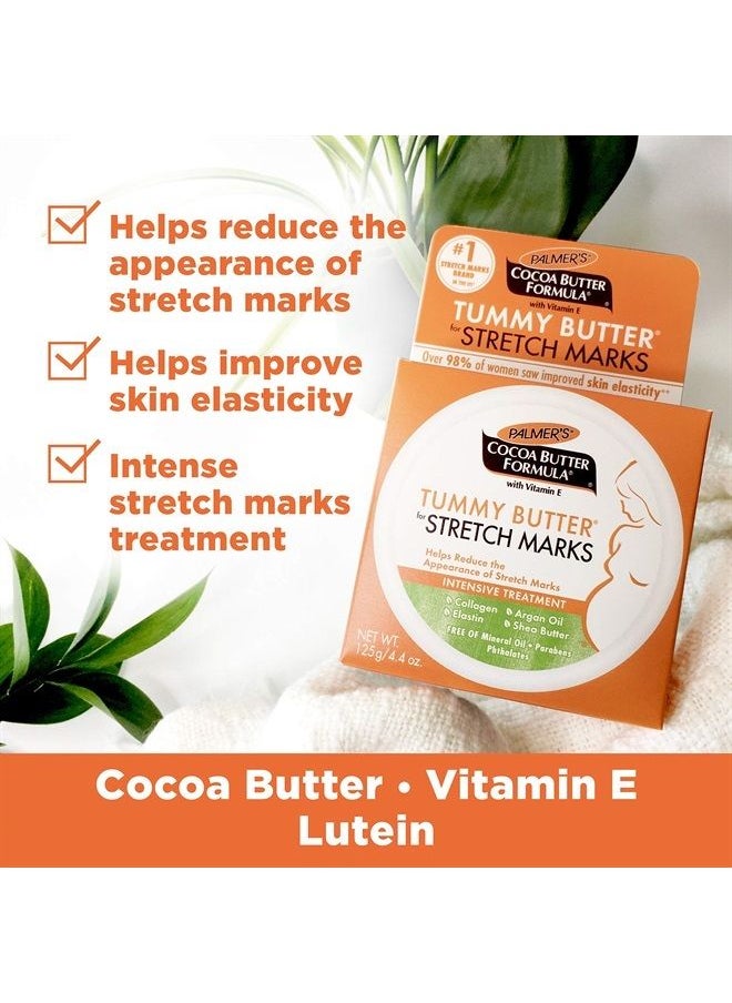 PALMER'S Cocoa Butter Formula Tummy Butter Balm for Stretch Marks (4.4 Ounce (Pack of 1))  - Image 5