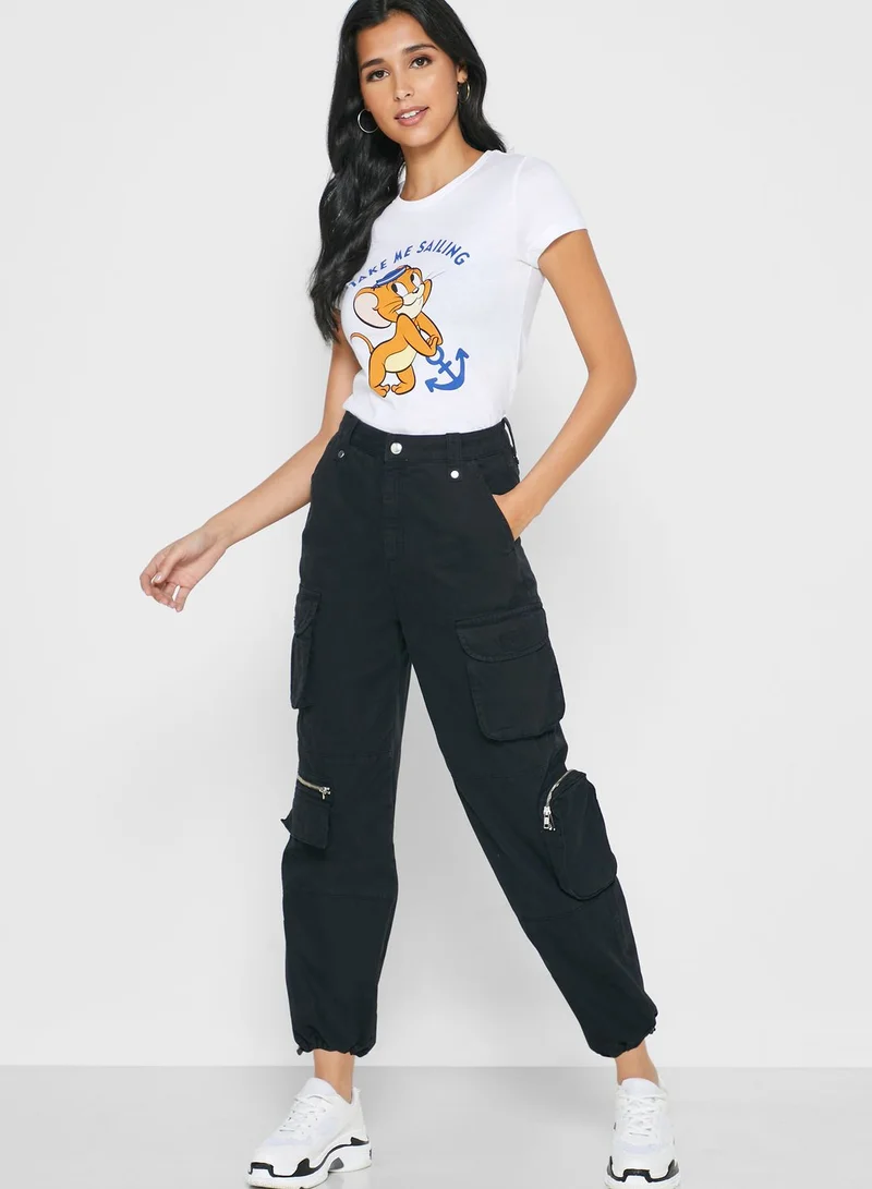ONLY Tom & Jerry Graphic T-Shirt