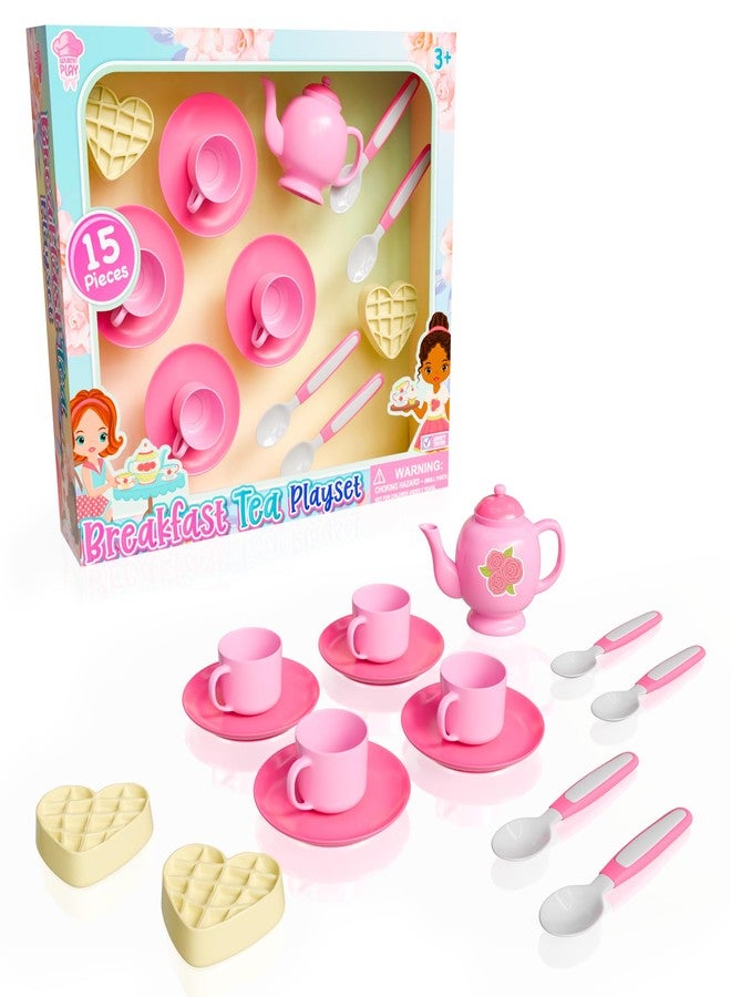 Lollipop the toy association Breakfast Tea playset Gourmet Play 15 Pieces - Image 1