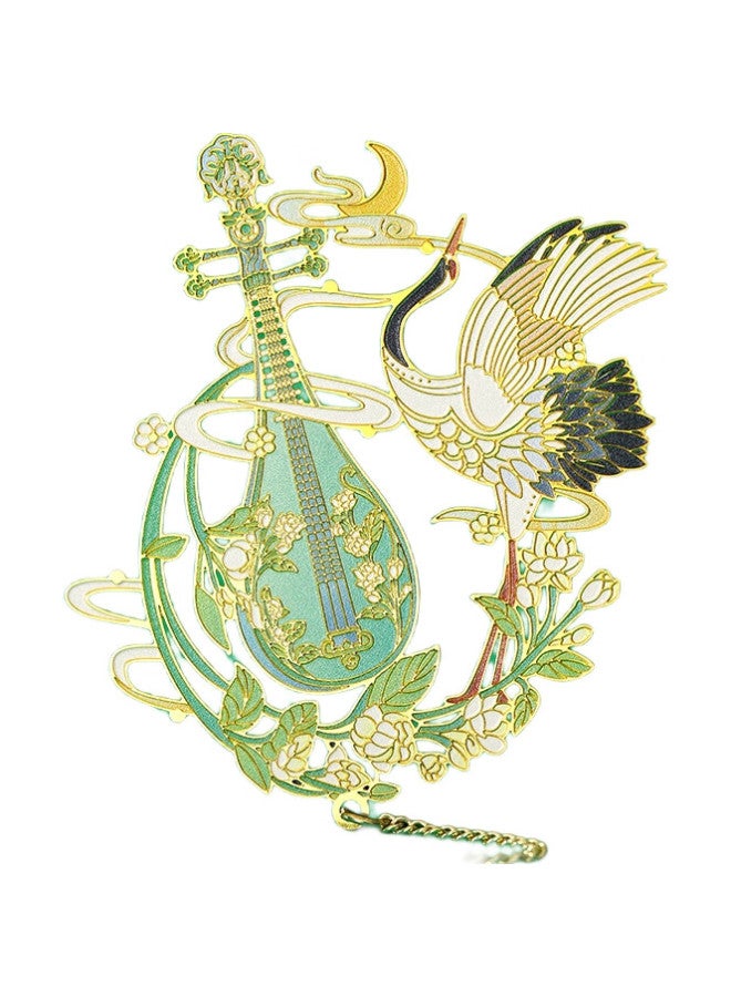 Jiamo Metal Bookmark, Forbidden City Cultural And Creative, Chinese Ancient Style, Twelve Months, National Trend, Cultural And Creative Gift, Classical, Gift For Students And Teachers, Back-To Season, Teachers' Day, Gift For Guests - Image 2