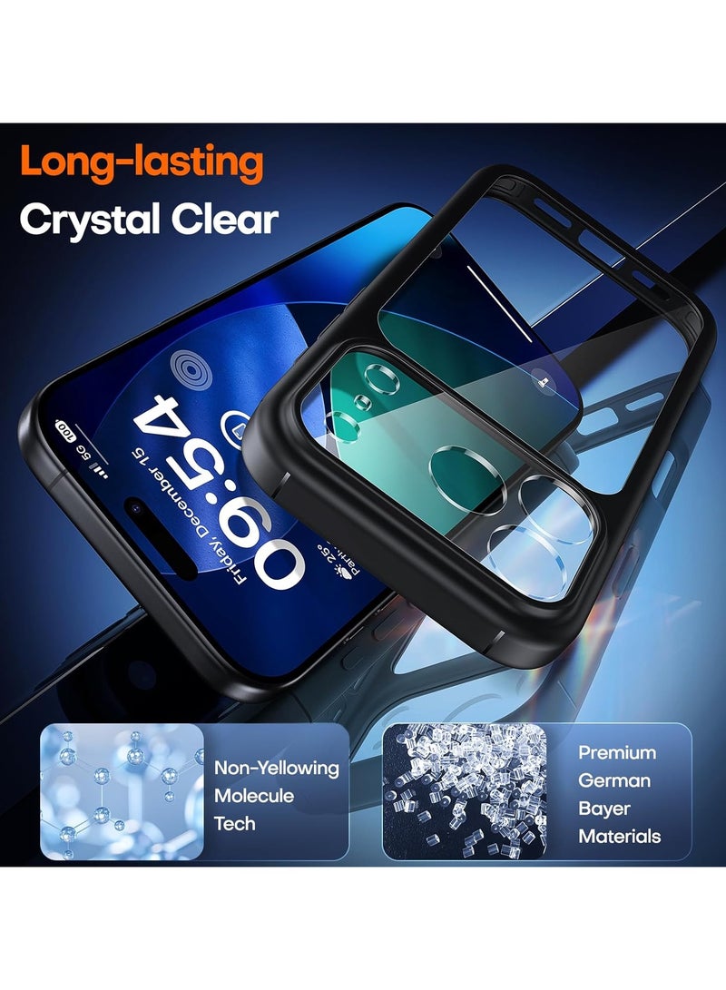 general iPhone 17 Pro Case with 1-Piece Screen Protector, Full Camera Lens Protection, Shock-Resistant Transparent Rear Bumper Phone Case - Image 5