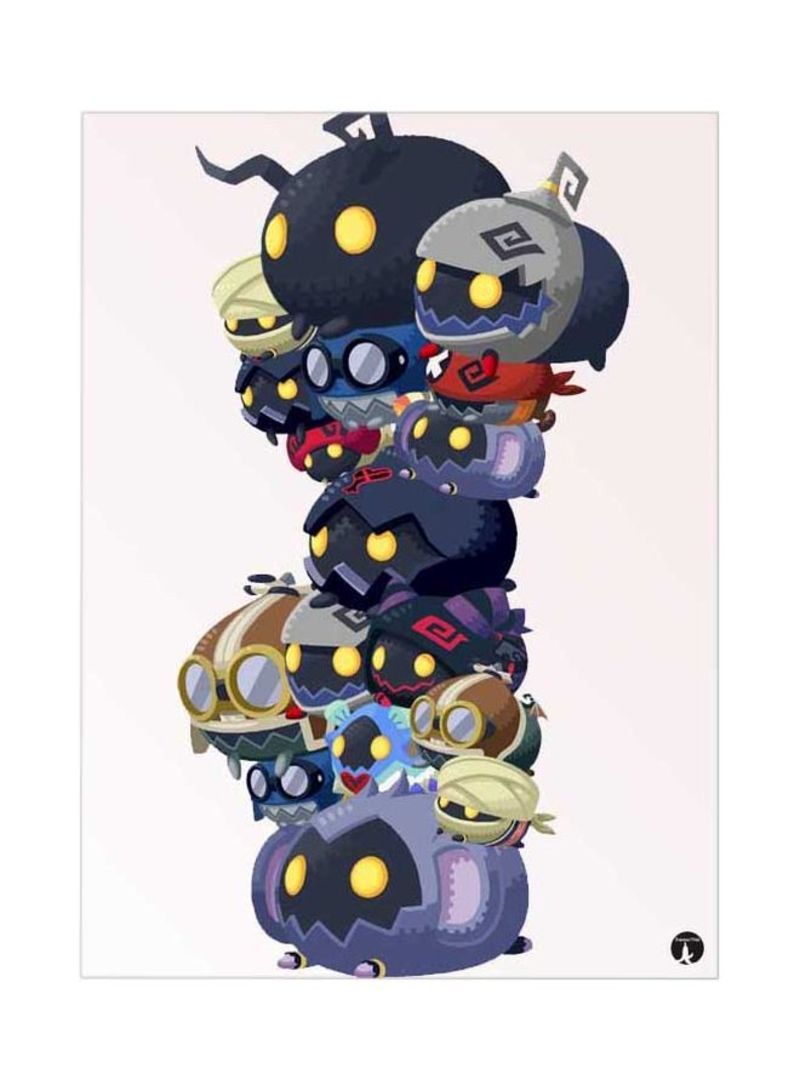 RKN Kingdo Hearts Printed Mouse Pad Green/Blue/Brown