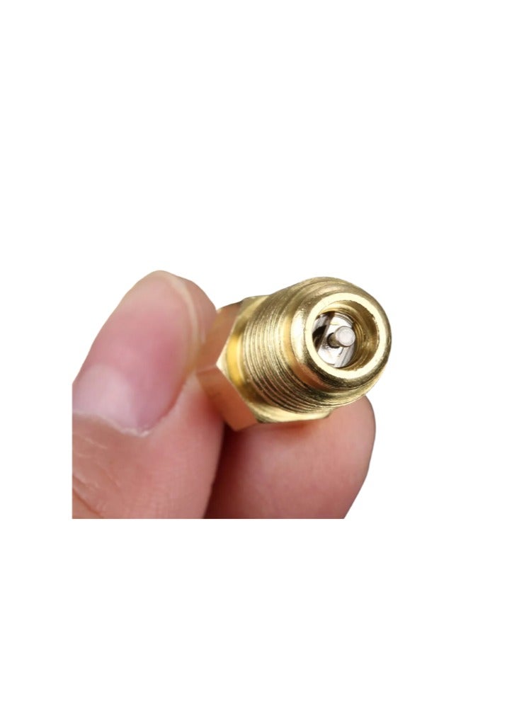 alve Adapter from R22 1/4in Male to R410a 5/16 in Female Thread Adapter for HVAC - Image 3