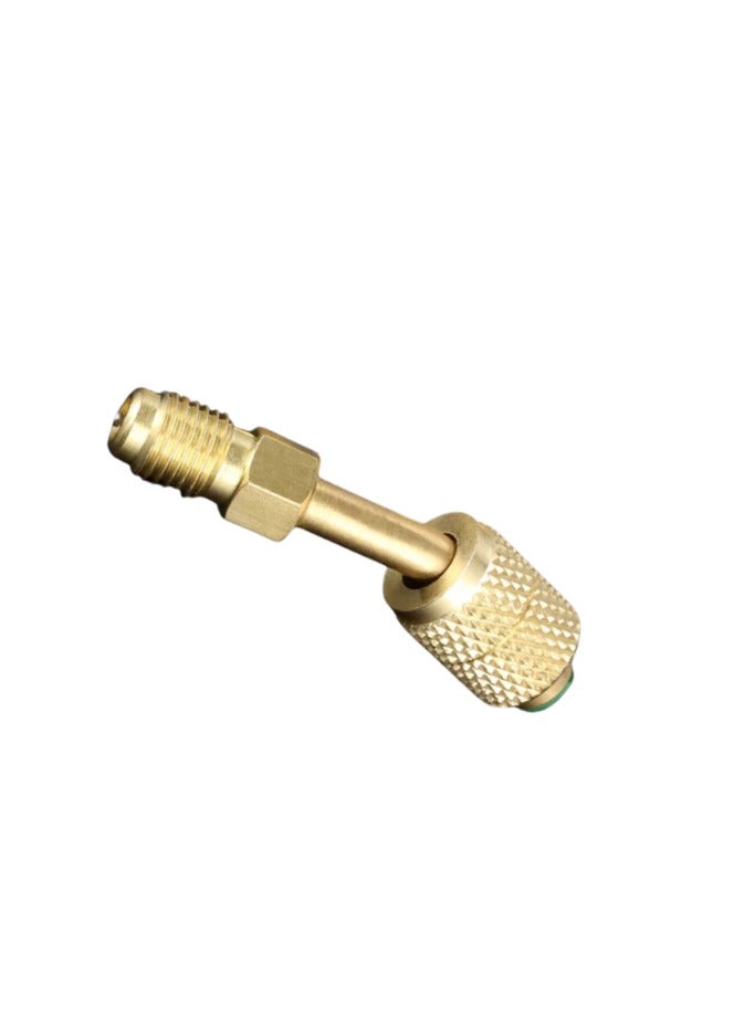 alve Adapter from R22 1/4in Male to R410a 5/16 in Female Thread Adapter for HVAC - Image 2