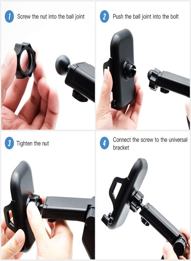 SONKIR Car Phone Mount, Dashboard & Windshield Cell Phone Holder Stand with One-Touch Design 360° Rotation for All Smartphones - Image 5