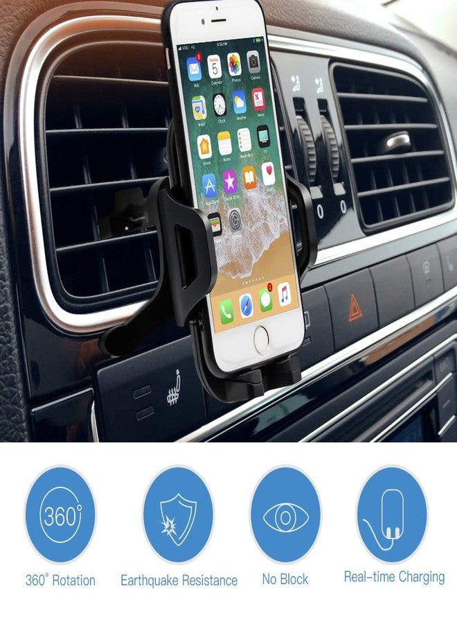 SONKIR Car Phone Mount, Dashboard & Windshield Cell Phone Holder Stand with One-Touch Design 360° Rotation for All Smartphones - Image 3