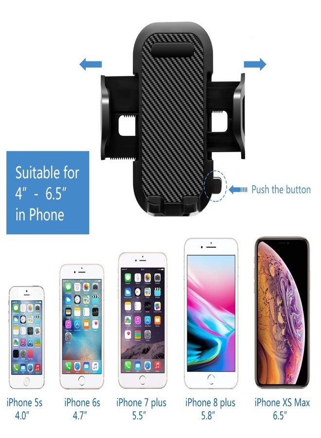 SONKIR Car Phone Mount, Dashboard & Windshield Cell Phone Holder Stand with One-Touch Design 360° Rotation for All Smartphones - Image 2