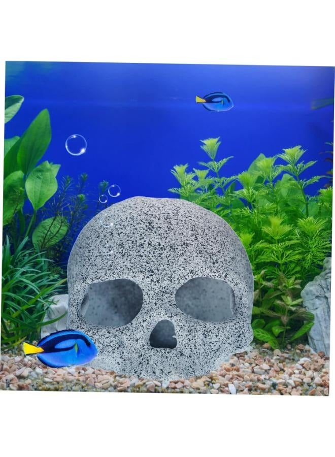حوض السمك مخبأ الأسماك ديكور الكهف الصخري 11.5x9x8.5 سم - Image 5