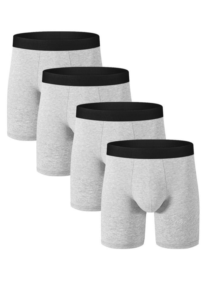 RedMapleTEK 4 Pairs Men's Soft Cotton Briefs - Image 1