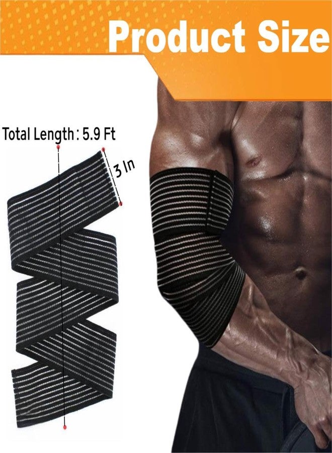 Eitonbu Adjustable Elastic Knee Wrap Compression Bandage Brace Support for Women and Man (1, XXX-Large) - Image 2