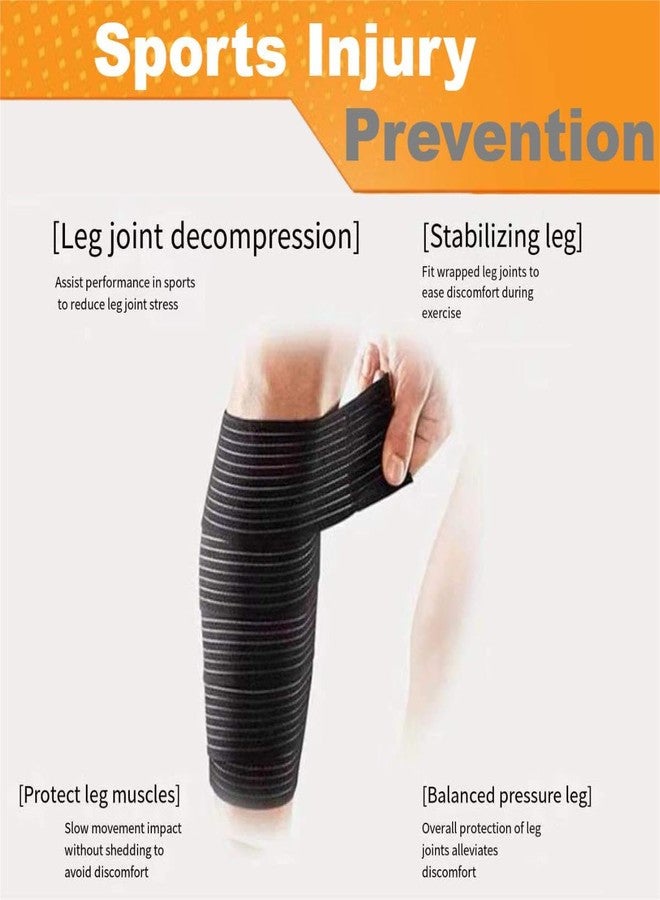 Eitonbu Adjustable Elastic Knee Wrap Compression Bandage Brace Support for Women and Man (1, XXX-Large) - Image 5