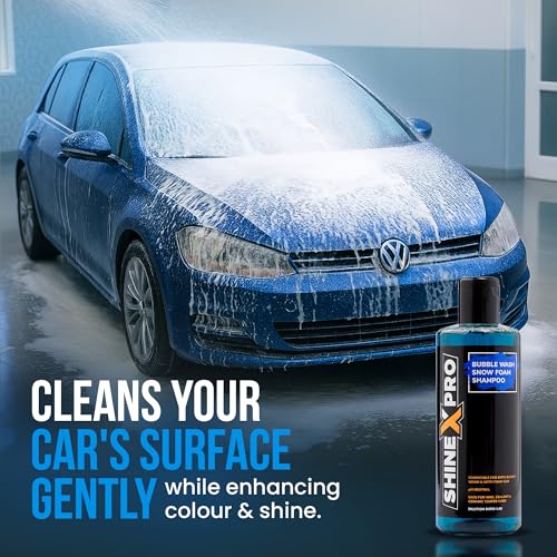 ShineXPro 300mL Car Wash Shampoo Concentrate - pH Neutral, Thick Suds With Shine Enhancing Formula - Bubblewash Car Foam Shampoo That Works With Both Bucket Wash And Foam Cannon - Image 2