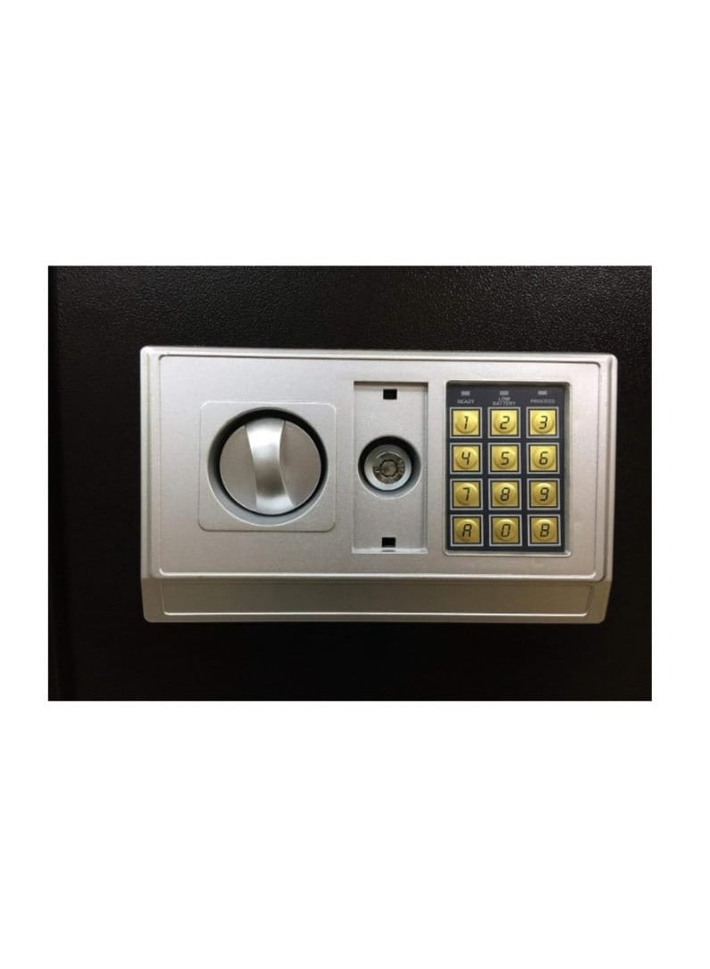 Digital safe - electronic, extra large, steel, keypad, 2 manual override keys - protect money, jewelry and passports - for home or work  - Image 2