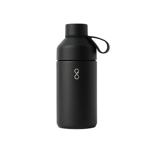 Ocean Bottle Original 25 oz | Stainless Steel Water Bottle | Reusable & Sustainable | Keeps Drinks Cold & Hot | Eco Friendly Gift (Obsidian Black) - Image 1