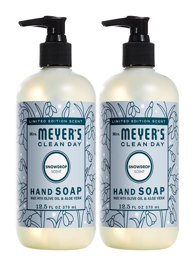 Mrs. MEYER'S CLEAN DAY Liquid Hand Soap, Snow Drop 12.5 Fl Oz (Pack of 2 - Image 1