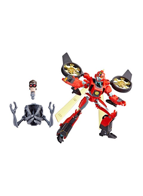 Transformers Toys Earthspark Deluxe Class Terran Twitch Action Figure 5-Inch Robot Toys For Kids Ages 6 And Up