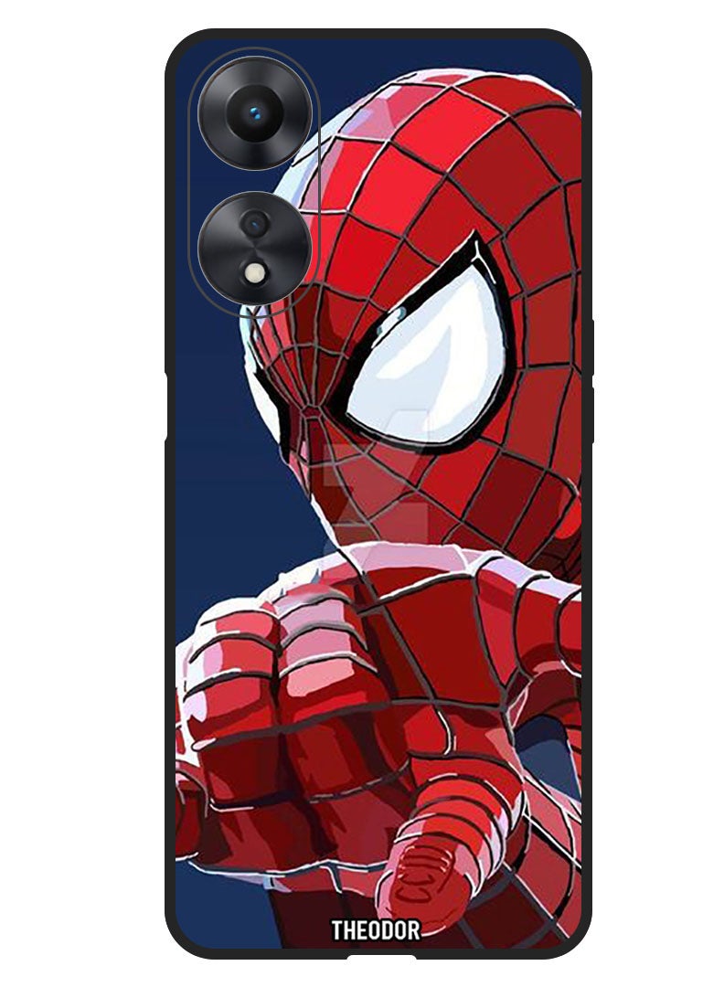Theodor Protective Case Anti Scratch Shock Proof Bumper Cover For Oppo F23 5G Spiderman - Image 1