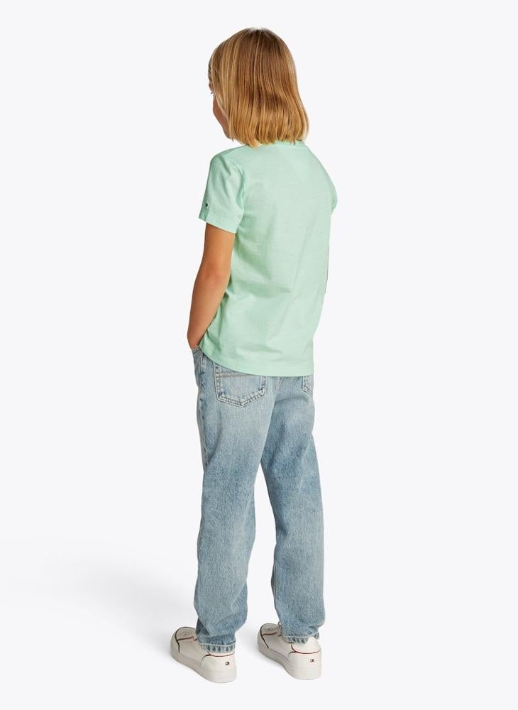 TOMMY HILFIGER Kids Varsity Crew Neck T-Shirt  - Image 2