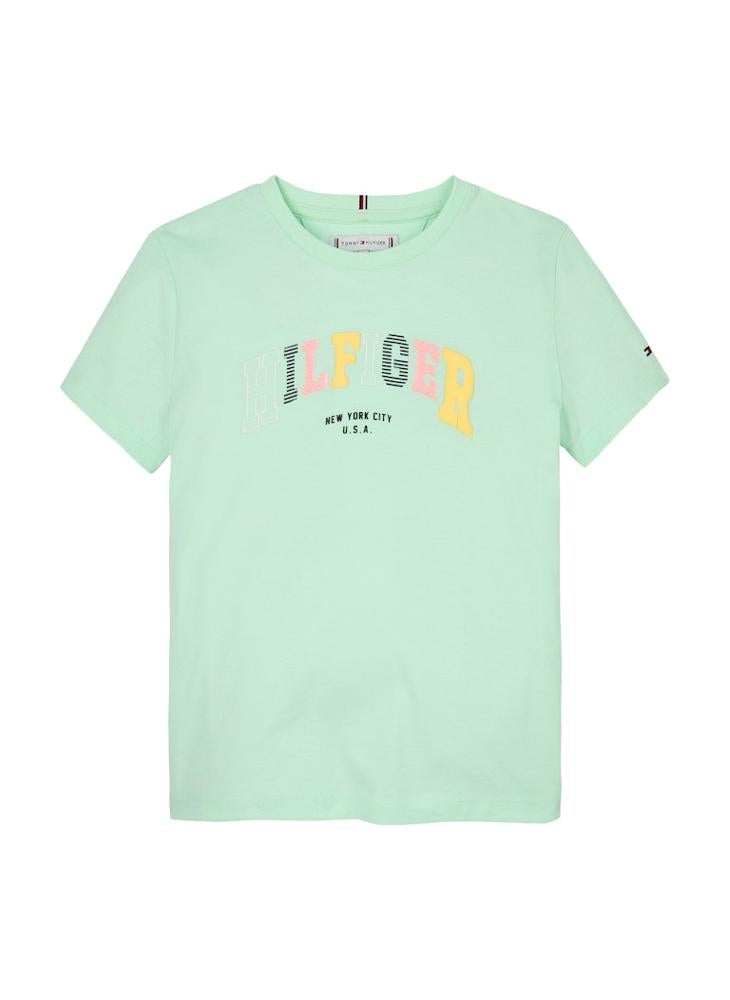 TOMMY HILFIGER Kids Varsity Crew Neck T-Shirt  - Image 4